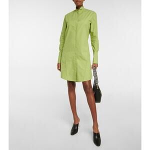 Loewe Cotton shirt dress in Lime Green sz FR 38 US 4-6